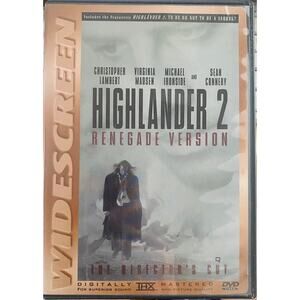 Highlander 2: The Quickening (DVD, 2001, Renegade Version Directors Cut) Film